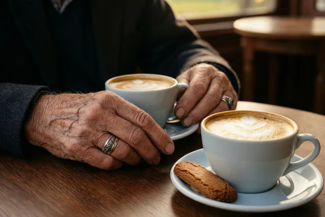 Liefde bij koffie en speculoos