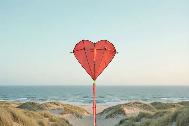 Een strandhart voor je lief