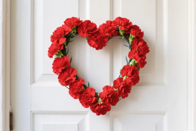Een hart vol bloemen