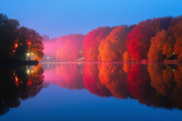 Herfst aan de waterkant
