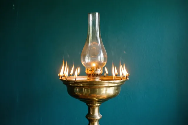 Diwali in een gouden gloed
