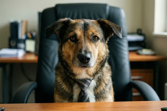 Deze hond is er klaar voor