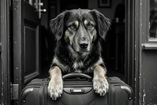 De hond houdt je tegen
