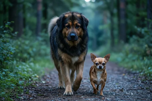 Grote hond, kleinste vriend