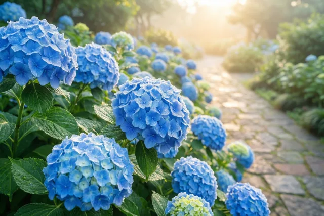 Weekendwandeling langs de hortensia’s