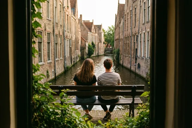 Ons bankje aan de reien