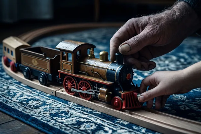 Een treinrit bij de grootouders