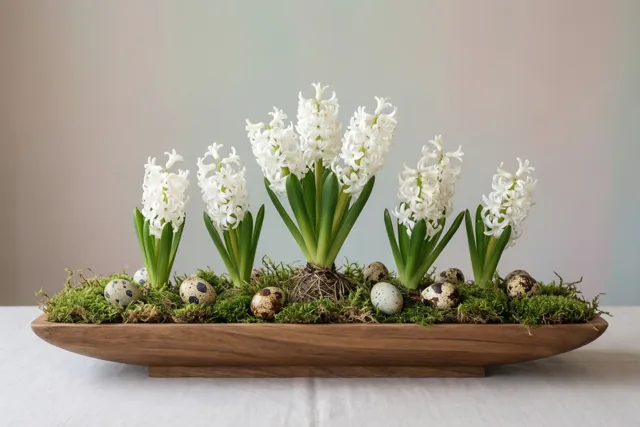 Witte hyacinten voor je paasfeest