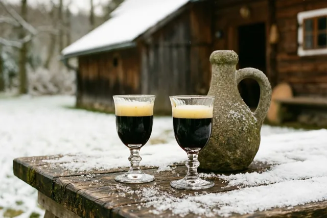 Jenever tussen de sneeuwvlokken