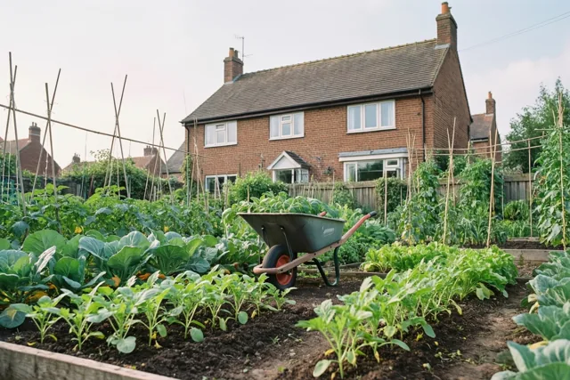 De moestuin wordt wakker