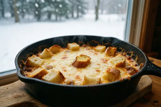 Kaasgeluk op een winterdag