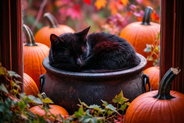 Griezelen kan wachten, poes