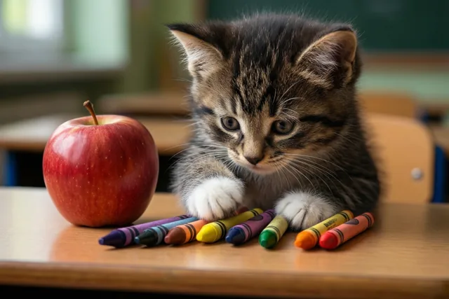 Kattenkwaad voor een lieve meester