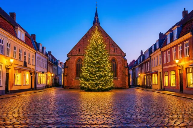 Kerst op het kerkplein