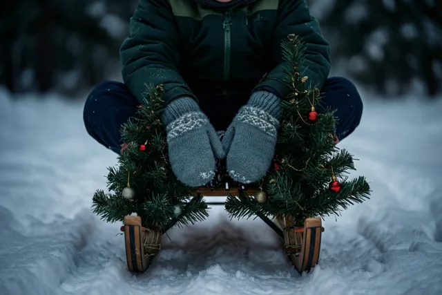 Twee boompjes mee voor kerst