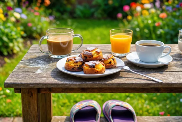 Koffiekoeken op het gemak