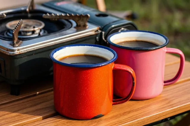 Samen koffie zoals vroeger