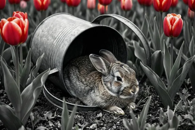 Gieter bezet, lente begonnen