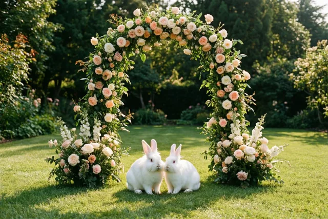 Konijnenliefde op jullie trouwdag