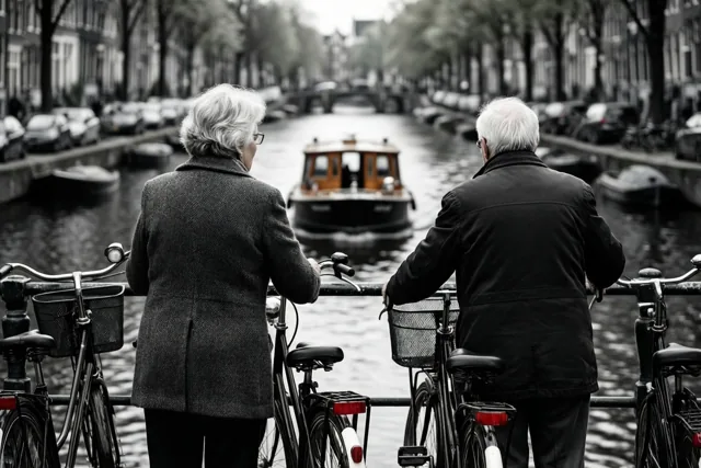 Samen vertragen aan het water