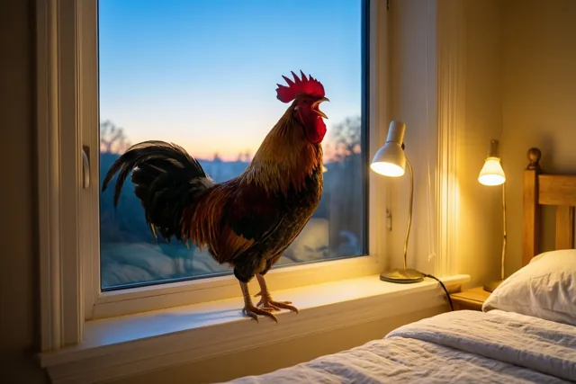 Goedemorgen van de verenwekker