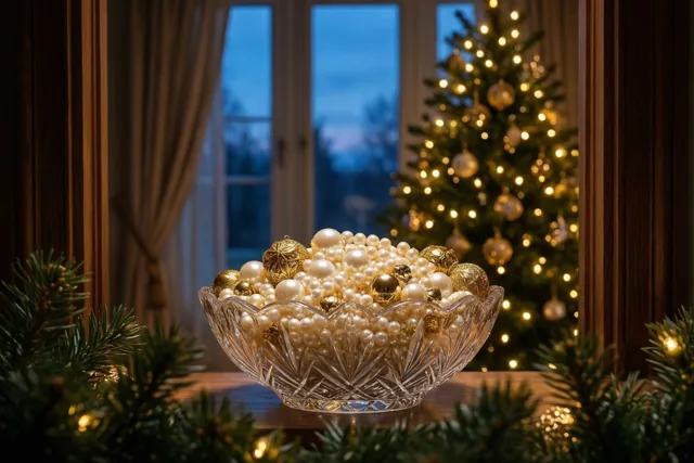 Een warme kerstschemering