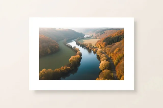 Gouden bochten van de herfst