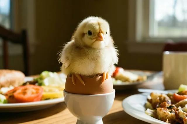 Piepklein begin van de dag