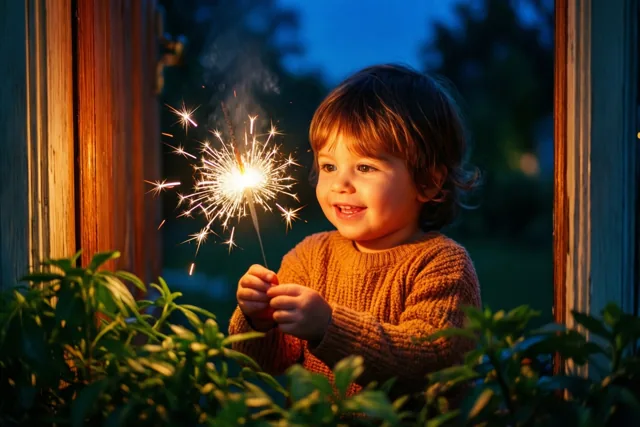 Een kinderlach voor het nieuwe jaar