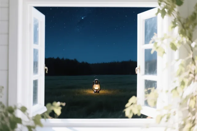 Een lichtje in de verte