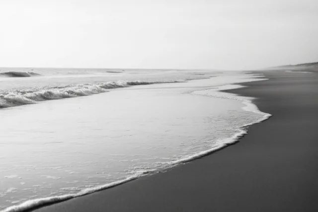 Stil bij de golven