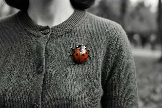 Een rood stipje goede moed