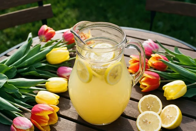 Limonade in de lentezon
