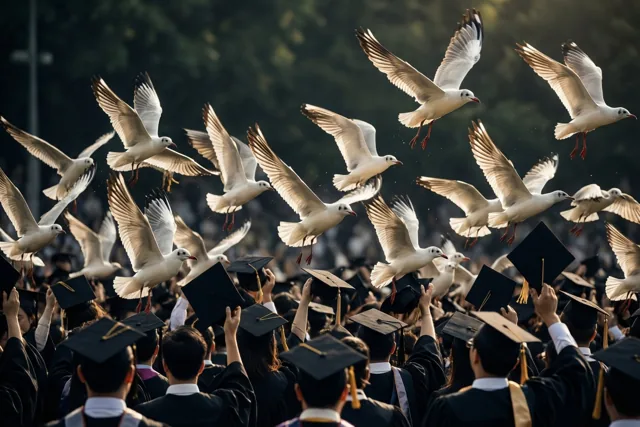 Geslaagd, laat het feest opstijgen