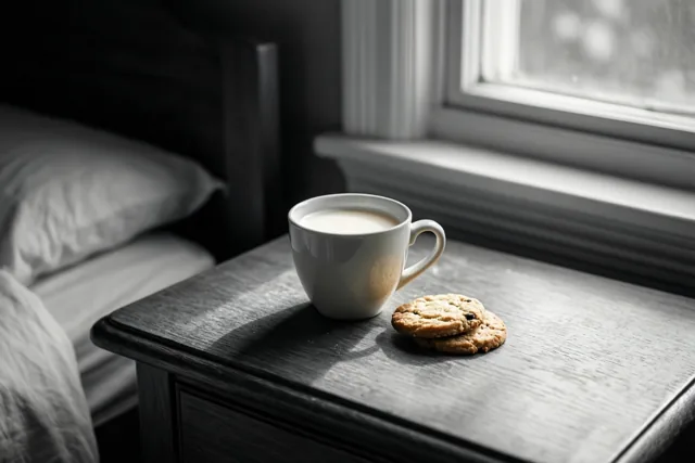 Twee koekjes en rustig wakker