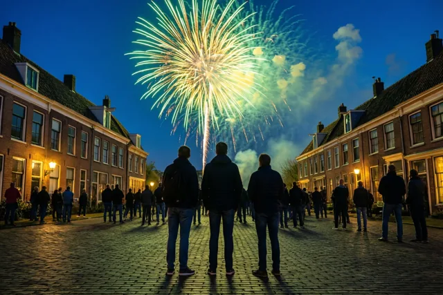 Het dorp kijkt het jaar tegemoet