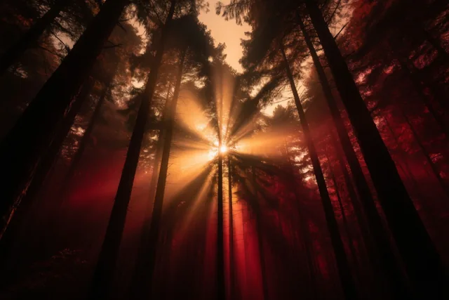 Een betoverende ochtend in het bos