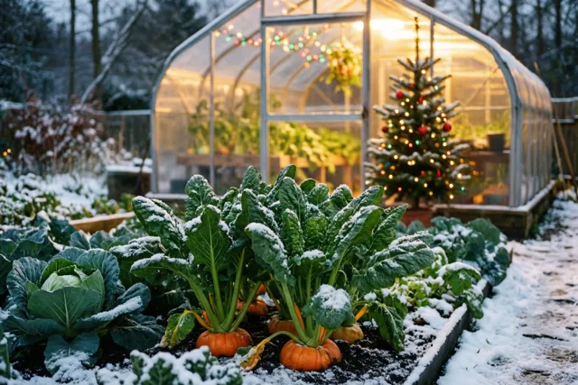 Kerst in de moestuin