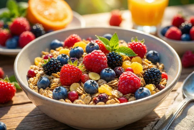 Muesli voor een zonnige start