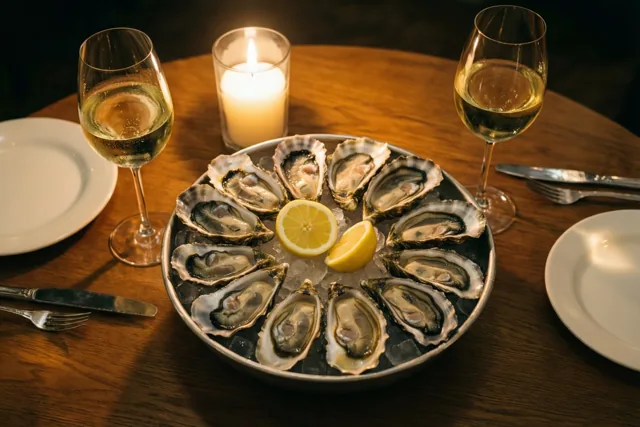 Oesters voor een avond samen