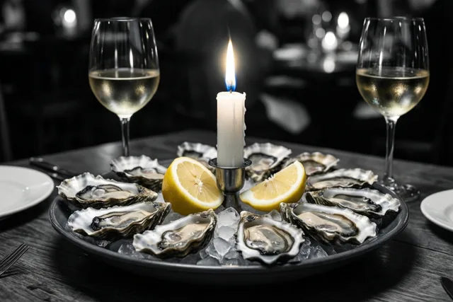 Een oesterdiner met mijn lief