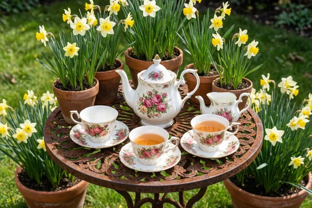 Thee met de lente van toen