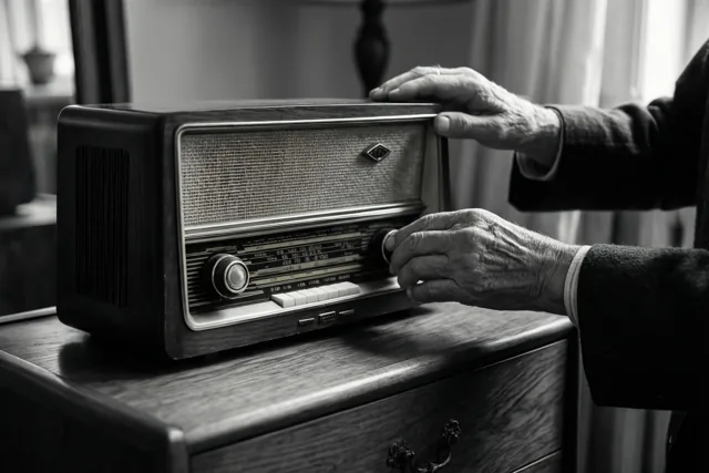Een radiogroet voor de grootouders