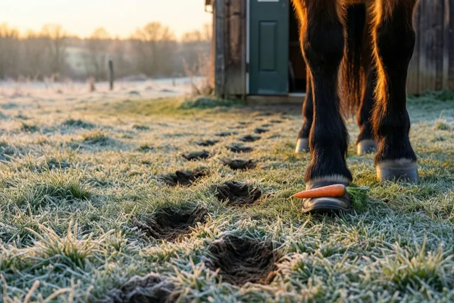 Het paard is dichtbij