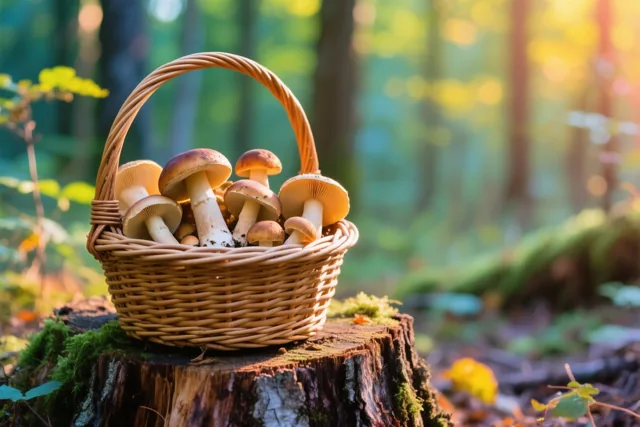 Goud tussen de bomen