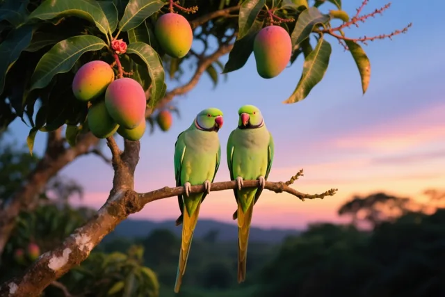 Samen tussen de mango’s