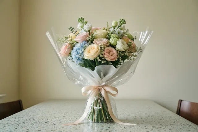 Zachte bloemen voor een retrofelicitatie