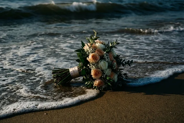 Rozen voor jullie strandbruiloft