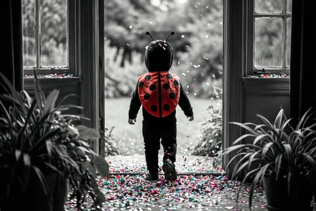 Een kapoentje viert carnaval