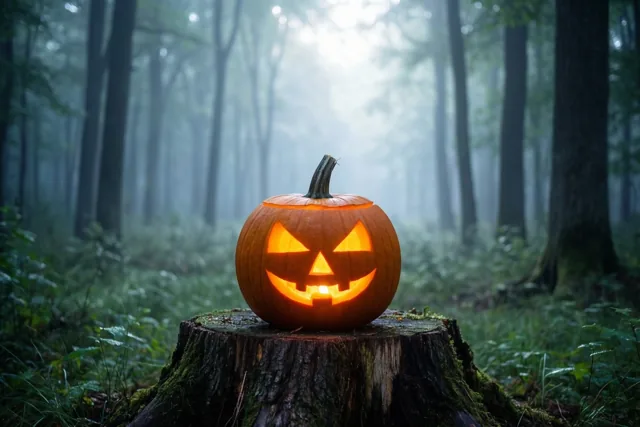 Een lichtje in het griezelbos